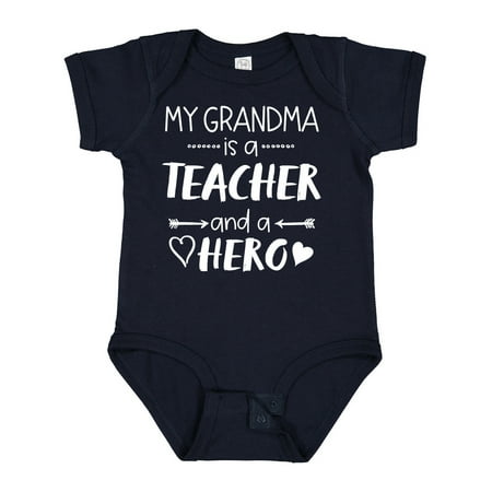 Inktastic My Grandma is a Teacher and a Hero Gift Baby Boy or Baby Girl Bodysuit
Inktastic My Grandma is a Teacher and a Hero Gift Baby Boy or Baby Girl Bodysuit