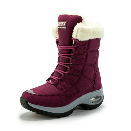 Womens Waterproof Snow Boots Faux Fur Slip Resistant Mid Calf Booties for Winter Outdoor Keep Warm
Womens Waterproof Snow Boots Faux Fur Slip Resistant Mid Calf Booties for Winter Outdoor Keep Warm