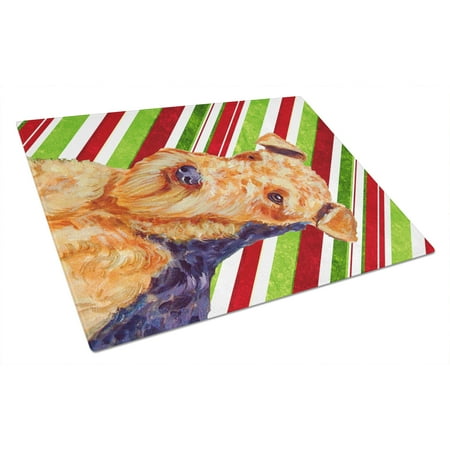 Carolines Treasures LH9246LCB Airedale Candy Cane Holiday Christmas Glass Cutting Board Large 12H x 16W multicolor
Carolines Treasures LH9246LCB Airedale Candy Cane Holiday Christmas Glass Cutting Board Large 12H x 16W multicolor