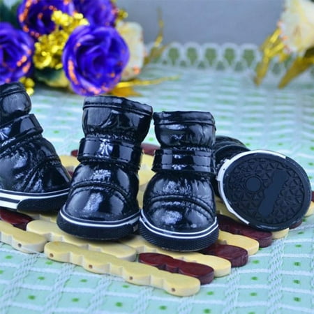 Innerwin Cats Boots Animal Dog Shoes Pet Supplies Non-Slip Soles Paw Protector Warm Winter Snow Solid Color Fashion One Fixed Strap Running Black No 5
Innerwin Cats Boots Animal Dog Shoes Pet Supplies Non-Slip Soles Paw Protector Warm Winter Snow Solid Color Fashion One Fixed Strap Running Black No 5