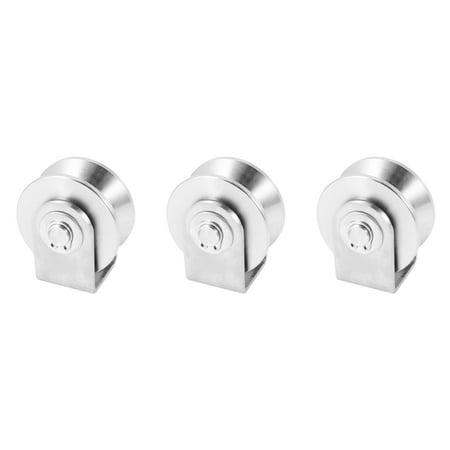 3X 2 Inch V Type Pulley Roller 304 Stainless Steel Sliding Gate Roller Wheel Bearing for Material Handling and Moving
3X 2 Inch V Type Pulley Roller 304 Stainless Steel Sliding Gate Roller Wheel Bearing for Material Handling and Moving