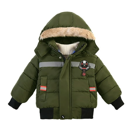 DNDKILG Toddler Baby Boy Fall Winter Hooded Puffer Jacket Children Long Sleeve Padded Thicken Coat Zip Up Outerwear Green 1Y-3Y
DNDKILG Toddler Baby Boy Fall Winter Hooded Puffer Jacket Children Long Sleeve Padded Thicken Coat Zip Up Outerwear Green 1Y-3Y