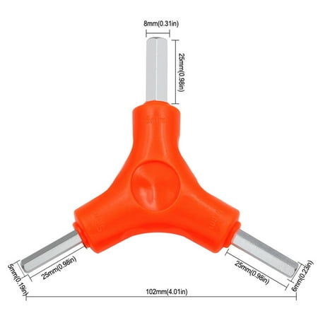 SEFUONI 3 in 1 Hexagon Wrench Carbon Steel Hand Tools Bicycle Maintenance Wrench Tools
SEFUONI 3 in 1 Hexagon Wrench Carbon Steel Hand Tools Bicycle Maintenance Wrench Tools