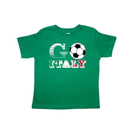 Inktastic Go Italy- Soccer Football Gift Toddler Boy or Toddler Girl T-Shirt