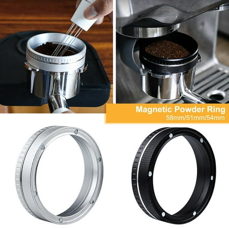 Anvazise Espresso Coffee Dosing Ring Food Grade Side Leak Prevention Magnetic Aluminum Dosing Ring Cup Funnel Kitchen Supplies Silver 58mm
Anvazise Espresso Coffee Dosing Ring Food Grade Side Leak Prevention Magnetic Aluminum Dosing Ring Cup Funnel Kitchen Supplies Silver 58mm