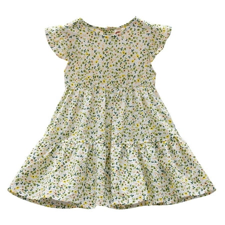 Toddler Kids Girls Dress Floral Printed Ruffle Sleeve O-Neck Princess Dance Party Clothes Sundress Holiday Soft Dresses
Toddler Kids Girls Dress Floral Printed Ruffle Sleeve O-Neck Princess Dance Party Clothes Sundress Holiday Soft Dresses