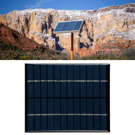 

Henmomu 2W 12V DIY Polycrystalline Silicon Solar Panel Module For Solar Light Science Project Charging Solar Panel Module Polycrystalline Silicon Solar Panel