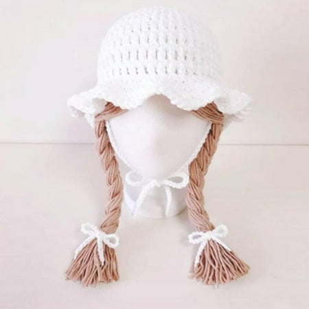 Winter Soft Warm Baby Children Knitted Hat Cute Wig Big Braid Kids Girls Boys Princess Hat Birthday Christmas Party 48-52cm
Winter Soft Warm Baby Children Knitted Hat Cute Wig Big Braid Kids Girls Boys Princess Hat Birthday Christmas Party 48-52cm