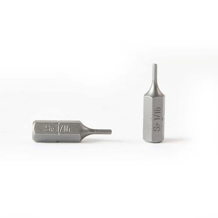 Superior Steel BH106-10PK Single End Hexagonal Screwdriver Bits - 1 Inch Long - 1/16 Hex - 10 Display Pack
Superior Steel BH106-10PK Single End Hexagonal Screwdriver Bits - 1 Inch Long - 1/16 Hex - 10 Display Pack