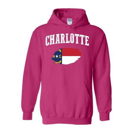 Charlotte North Carolina Unisex Hoodie Hooded Sweatshirt