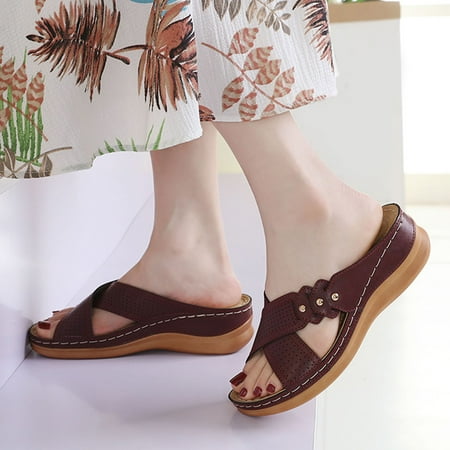 Fashion Summer Women Sandals Slippers Light And Comfortable Wedge Heel Platform Large Size Women Fuzzy Slippers Size 11 Worlds Softest Slippers for Women Bathrobe And Slippers for Women Slipper Socks
Fashion Summer Women Sandals Slippers Light And Comfortable Wedge Heel Platform Large Size Women Fuzzy Slippers Size 11 Worlds Softest Slippers for Women Bathrobe And Slippers for Women Slipper Socks