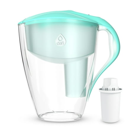 

Dafi Omega Standard LED Filtering Water Pitcher 16 Cup Mint Made in Europe BPA-Free