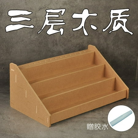 NUOLUX Wooden Paint Rack with Brush Holder Storage Stand Pigment Stand Ink Bottle Rack Acrylic Paint Holder
NUOLUX Wooden Paint Rack with Brush Holder Storage Stand Pigment Stand Ink Bottle Rack Acrylic Paint Holder
