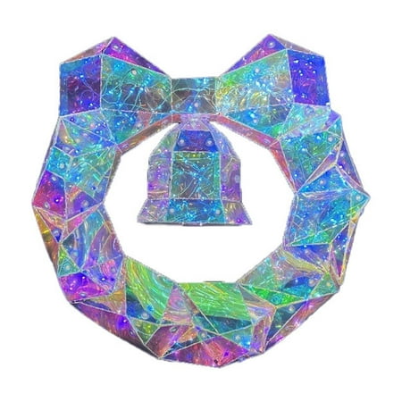 Zawou Christmas Flower Garland Christmas Tree Decoration Pendant Bells And Bows Wreath Prisms Five-Color Lights Pet Luminous Birthday Gift Pendant
Zawou Christmas Flower Garland Christmas Tree Decoration Pendant Bells And Bows Wreath Prisms Five-Color Lights Pet Luminous Birthday Gift Pendant