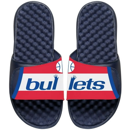 ISlide Navy Washington Bullets NBA Hardwood Classics Jersey Slide Sandals
ISlide Navy Washington Bullets NBA Hardwood Classics Jersey Slide Sandals