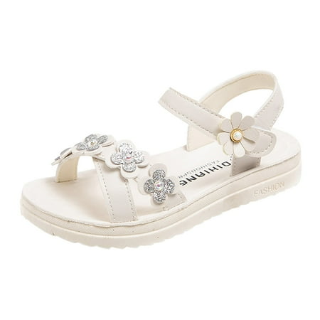 Children Shoes Summer Flower Sandals Fashion Little Girls Soft Sole Princess Sandals