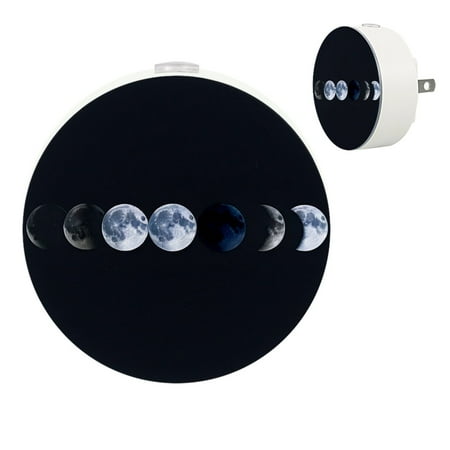 LED Night Light Lamp with Smart Sensor Dusk to Dawn Sensor 2-Pack for Bedroom Bathroom Hallway White 0.5W Plug-in Celestial Moon Phase Minimalist Art
LED Night Light Lamp with Smart Sensor Dusk to Dawn Sensor 2-Pack for Bedroom Bathroom Hallway White 0.5W Plug-in Celestial Moon Phase Minimalist Art