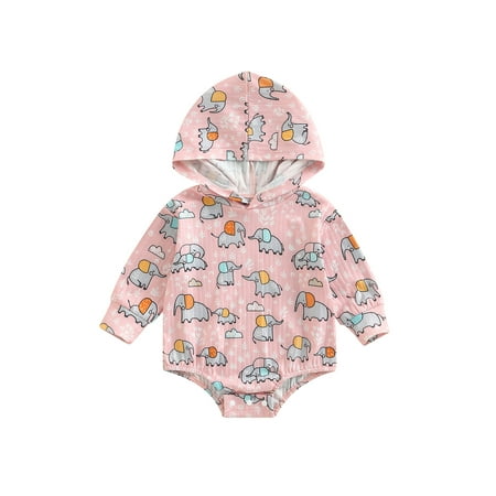 Amuver Infant Baby Autumn Jumpsuit Cartoon Small Elephant Print Long Sleeve Hood Romper for Boys Girls
Amuver Infant Baby Autumn Jumpsuit Cartoon Small Elephant Print Long Sleeve Hood Romper for Boys Girls