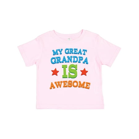 Inktastic My Great Grandpa is Awesome Grandkid Gift Toddler Boy or Toddler Girl T-Shirt
Inktastic My Great Grandpa is Awesome Grandkid Gift Toddler Boy or Toddler Girl T-Shirt