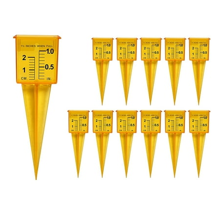 Rain Gauge Sprinkler Gauge (12 Pack) for Lawn and Garden Water Measuring Tool Wide Mouth
Rain Gauge Sprinkler Gauge (12 Pack) for Lawn and Garden Water Measuring Tool Wide Mouth