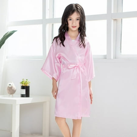 Juebong Baby Clothing Deals For Days Toddler Baby Kids Girls Solid Silk Satin Kimono Robes Bathrobe Sleepwear Clothes 
Juebong Baby Clothing Deals For Days Toddler Baby Kids Girls Solid Silk Satin Kimono Robes Bathrobe Sleepwear Clothes