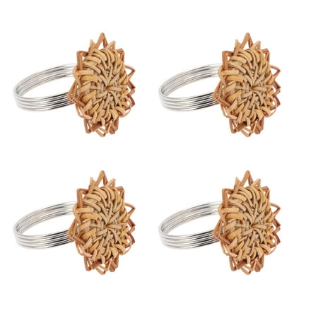 4Pcs Household Napkin Rings Decorative Serviette Buckles Delicate Serviette Rings
4Pcs Household Napkin Rings Decorative Serviette Buckles Delicate Serviette Rings