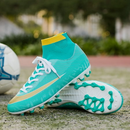 Boys High Top MG Soccer Cleats Comfortable Breathable Lace-up Non-slip Training Shoes For Professional Outdoor Sports Football Shoes
Boys High Top MG Soccer Cleats Comfortable Breathable Lace-up Non-slip Training Shoes For Professional Outdoor Sports Football Shoes