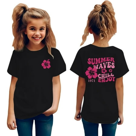 Girls Shirts Kids Graphic Retro 90S Flower Letter Print Tee Crewneck Short Sleeve T Shirts Summer Trendy Straps Top 3-4 Years
Girls Shirts Kids Graphic Retro 90S Flower Letter Print Tee Crewneck Short Sleeve T Shirts Summer Trendy Straps Top 3-4 Years