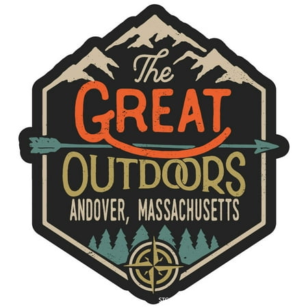 Andover Massachusetts The Great Outdoors Design 4-Inch Fridge Magnet