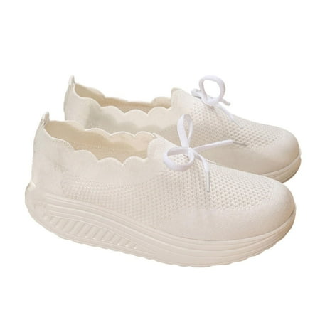 Summer Savings Clearance! 2023 TUOBARR Flats Shoes for Womens Ladies Shoes Casual Daily Lace Up Sneakers Flying Woven Mesh Shoes White
Summer Savings Clearance! 2023 TUOBARR Flats Shoes for Womens Ladies Shoes Casual Daily Lace Up Sneakers Flying Woven Mesh Shoes White