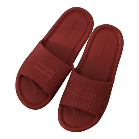 Pgeraug womens slippers Couples Home Bathroom Non-slip Soft To Wear Slippers Flip Flops The Flat Shoes mens slippers 40-41
Pgeraug womens slippers Couples Home Bathroom Non-slip Soft To Wear Slippers Flip Flops The Flat Shoes mens slippers 40-41