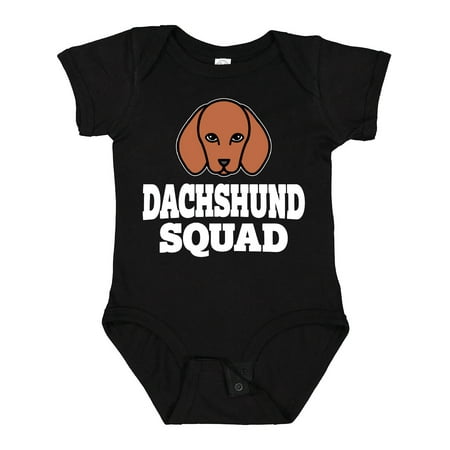 Inktastic Dog Dachshund Squad Gift Baby Boy or Baby Girl Bodysuit