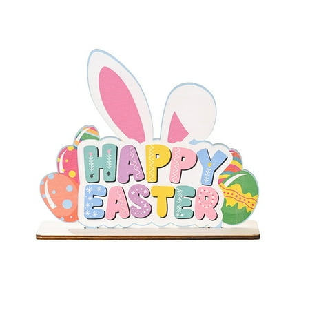 MIUBAGIAL Wooden Easter Easter Bunny Alphabet Ornament Home Desktop Decoration Easter Wood Crafts
MIUBAGIAL Wooden Easter Easter Bunny Alphabet Ornament Home Desktop Decoration Easter Wood Crafts