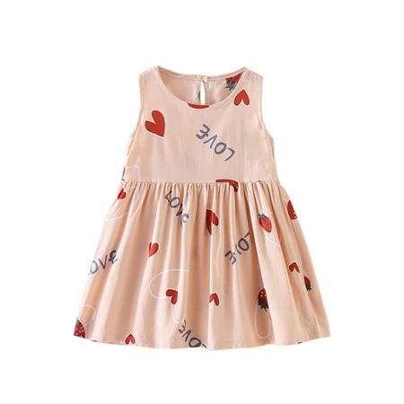 Little Girl Dress Kids Baby Girls Sleeveless Floral Print Princess Dresses Toddler Summer Cool Cute
Little Girl Dress Kids Baby Girls Sleeveless Floral Print Princess Dresses Toddler Summer Cool Cute