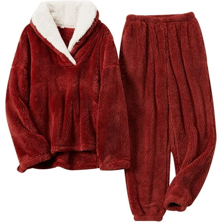 Women Fluffy Pajamas Set Fleece Pullover Pants Winter Loose Plush Lounge Sets 2 Piece Cozy Sleepwear
Women Fluffy Pajamas Set Fleece Pullover Pants Winter Loose Plush Lounge Sets 2 Piece Cozy Sleepwear