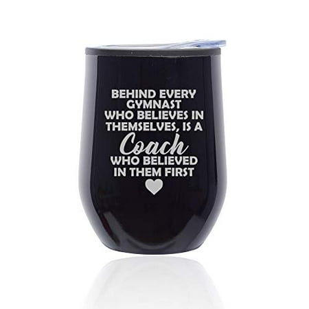 Stemless Wine Tumbler Coffee Travel Mug Glass with Lid Gymnastics Coach Gift (Midnight Black)
Stemless Wine Tumbler Coffee Travel Mug Glass with Lid Gymnastics Coach Gift (Midnight Black)