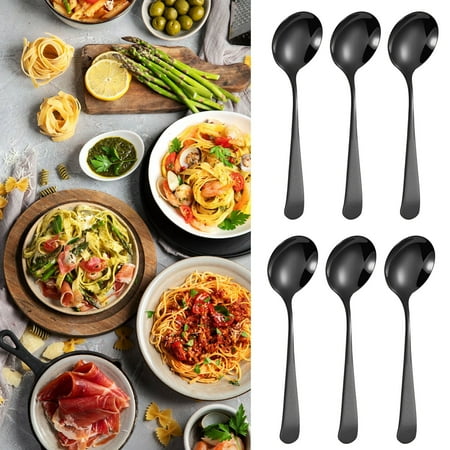 Egooesam Clearance!Kitchen Utensils Set Round Spoon 304 Stainless Spoon Fork Household Cute Small Soup Spoon Thick Round Bottom Eating Spoon Clearance Items
Egooesam Clearance!Kitchen Utensils Set Round Spoon 304 Stainless Spoon Fork Household Cute Small Soup Spoon Thick Round Bottom Eating Spoon Clearance Items