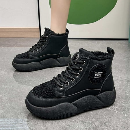 WQJNWEQ Women s Flats Shoes Leisure Winter New Casual Student Plus Fleece Thick Soled High top Cotton Shoes Comfort
WQJNWEQ Women s Flats Shoes Leisure Winter New Casual Student Plus Fleece Thick Soled High top Cotton Shoes Comfort