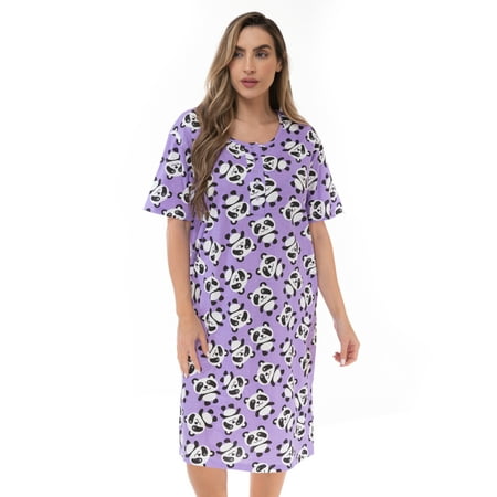 Just Love Short Sleeve Nightgown Sleep Dress for Women (X-Large Tossed Pandas Purple)
Just Love Short Sleeve Nightgown Sleep Dress for Women (X-Large Tossed Pandas Purple)