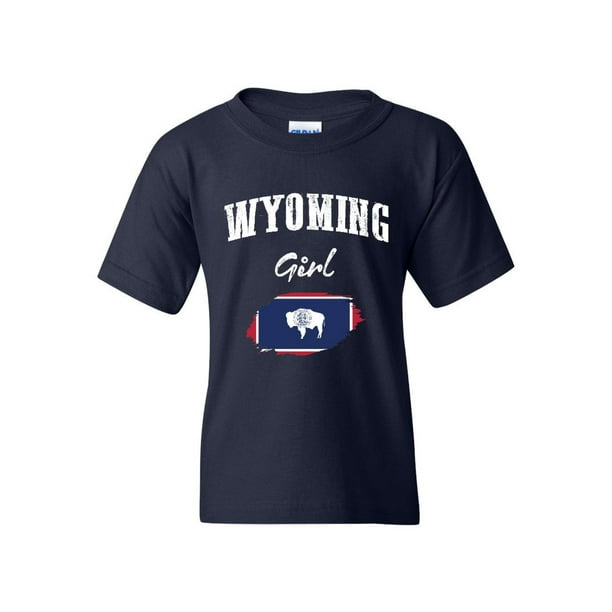 Wyoming Girl Unisex Youth Shirts T-Shirt Tee