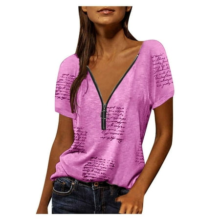 LBECLEY Womens Tops Workout Short Sleeve Shirt Blouse for Women Letter Print Walking Tops Womens V Neck Pajama Shirt T Shirts for Women Milk Fiber Purple Xl
LBECLEY Womens Tops Workout Short Sleeve Shirt Blouse for Women Letter Print Walking Tops Womens V Neck Pajama Shirt T Shirts for Women Milk Fiber Purple Xl