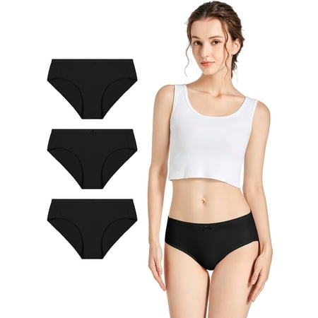 ADREAMLY Cotton Seamless Briefs for Women Plus Size Stretchy Panties Girls Underwear 3-Pack Sizes XS-3XL
ADREAMLY Cotton Seamless Briefs for Women Plus Size Stretchy Panties Girls Underwear 3-Pack Sizes XS-3XL
