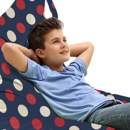 Abstract Lounger Chair Bag Retro Large Circles with Inner Stripes Round Spots High Capacity Storage with Handle Container Lounger Size Dark Coral Night Blue by Ambesonne
Abstract Lounger Chair Bag Retro Large Circles with Inner Stripes Round Spots High Capacity Storage with Handle Container Lounger Size Dark Coral Night Blue by Ambesonne