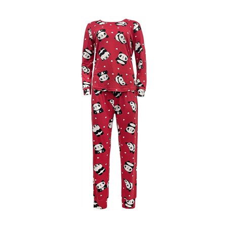 Therapy Women s Long Sleeve Sleepwear with Long Pants Soft Pajama Set-Panda-Small
Therapy Women s Long Sleeve Sleepwear with Long Pants Soft Pajama Set-Panda-Small