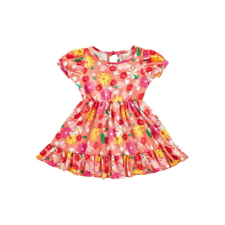 Sunisery Kids Toddler Baby Girls Summer Dress Short Sleeve Crew Neck Flower Print Hollowed Lacing Casual Dress Red 3-4 Years
Sunisery Kids Toddler Baby Girls Summer Dress Short Sleeve Crew Neck Flower Print Hollowed Lacing Casual Dress Red 3-4 Years