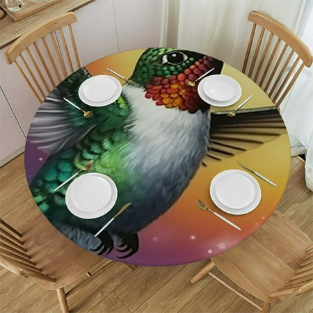 BANET Watercolor Hummingbirds Flower Fitted Table Cloth with Elastic Edge for Outdoor Dining Table Cover for Party 46 -50
BANET Watercolor Hummingbirds Flower Fitted Table Cloth with Elastic Edge for Outdoor Dining Table Cover for Party 46 -50