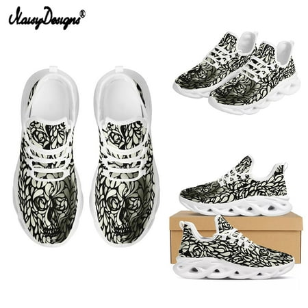 Noisydesigns Fashion Black White 3D Abstart Skull Design Men s Sneakers Casual Flats Wear-resistant Comfortable Sport Shoes 2024
Noisydesigns Fashion Black White 3D Abstart Skull Design Men s Sneakers Casual Flats Wear-resistant Comfortable Sport Shoes 2024