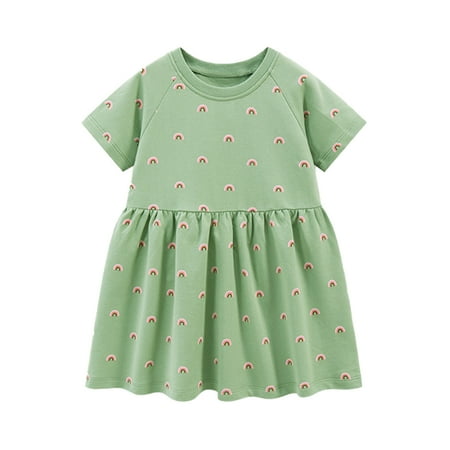 MXIEZI Baby Girls Short Sleeve Dresses 2-8 Years old Summer Casual Dress Kids Cotton Sundress
MXIEZI Baby Girls Short Sleeve Dresses 2-8 Years old Summer Casual Dress Kids Cotton Sundress