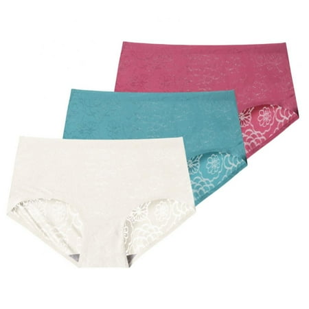 3-Pack Womens Seamless Panties Sexy Floral Underwear Soft Hipster Breathable Stretch Panty Underpants
3-Pack Womens Seamless Panties Sexy Floral Underwear Soft Hipster Breathable Stretch Panty Underpants