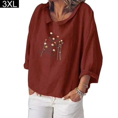 BESTHUA Women Linen Shirt Loose Long Sleeve Blouse Casual Print Lapel Collar Top Gift for Party Beach Daily Wear
BESTHUA Women Linen Shirt Loose Long Sleeve Blouse Casual Print Lapel Collar Top Gift for Party Beach Daily Wear